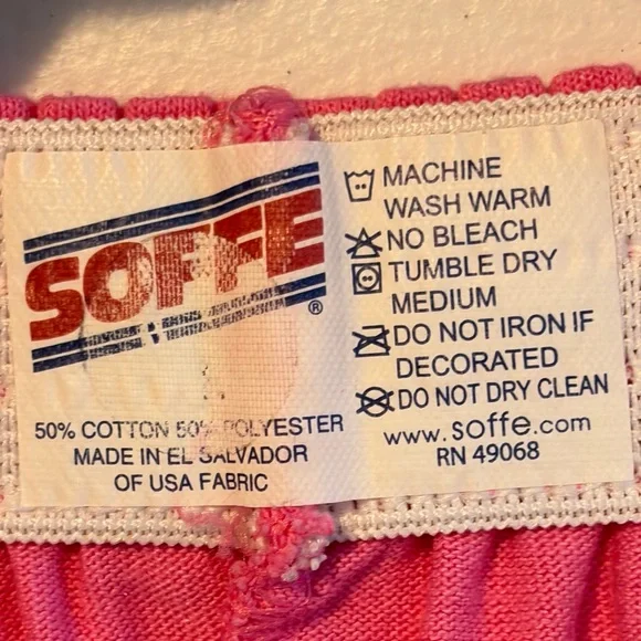 Soffe Pink Athletic Shorts - Picture 7 of 7